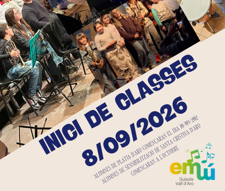 Inici de Curs 2026/27